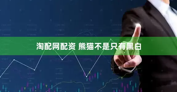 淘配网配资 熊猫不是只有黑白