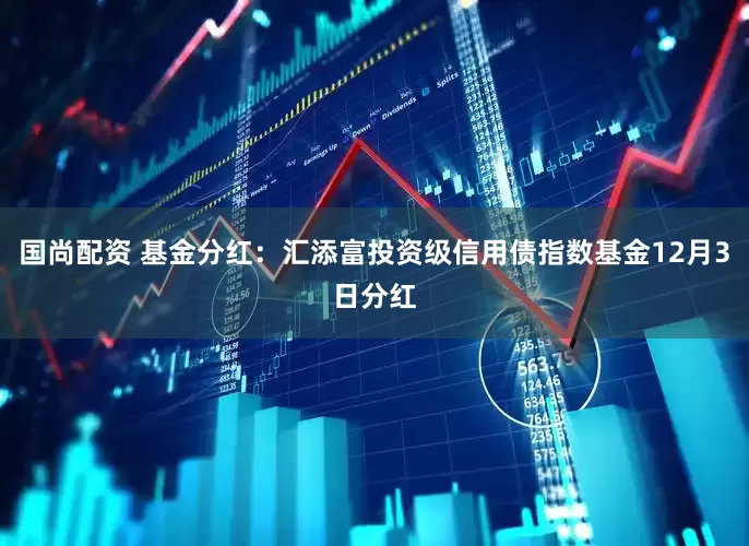 国尚配资 基金分红：汇添富投资级信用债指数基金12月3日分红